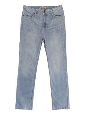 Kimes Ranch Sarah Light Wash Jeans High Rise Straight Leg Denim Size 10/34 10x34